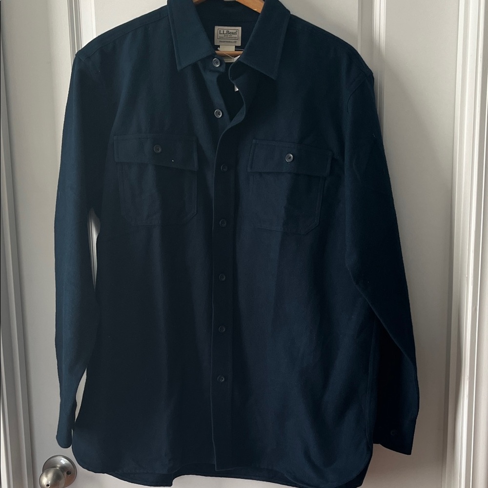LL Bean chamois shirt men’s large
